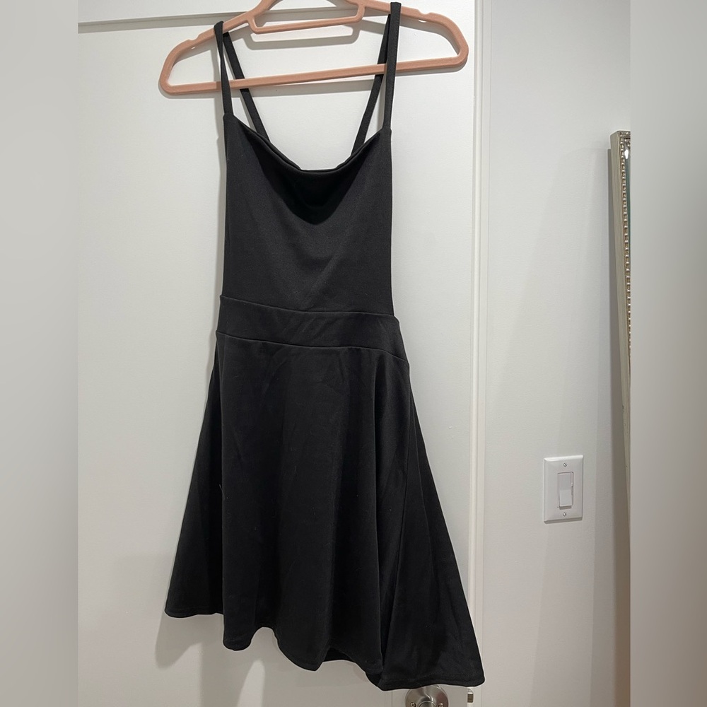 Boohoo Black Mini Dress